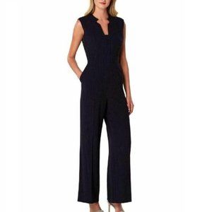 Tahari Black Wide Leg Jumpsuit size 2